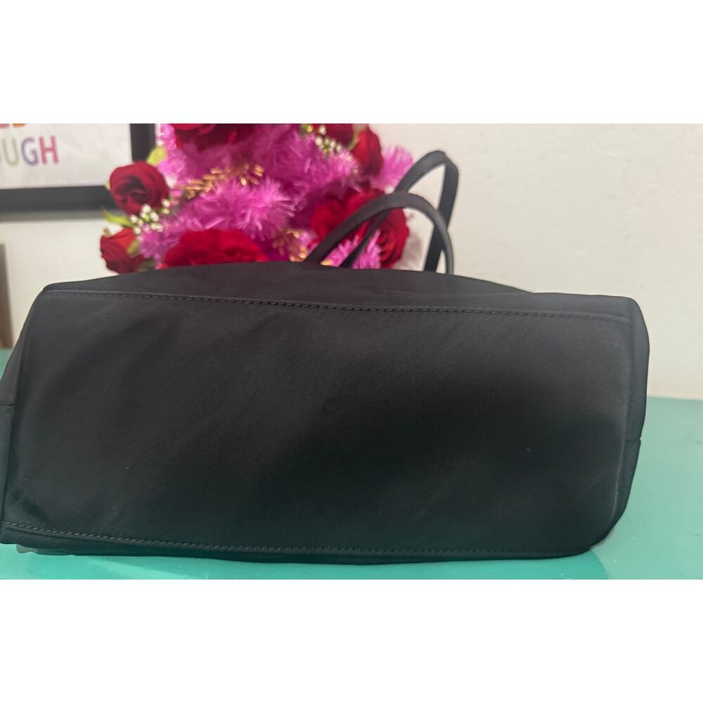 Kate Spade New York Black Nylon Tote Bag – Pre-Owned –‎ Minor Wear on Handles - Picture 3 of 6